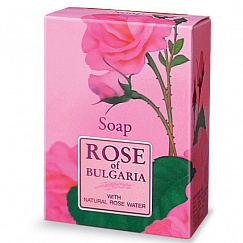 Натуральное мыло с частицами сухих лепестков роз Rose of Bulgaria