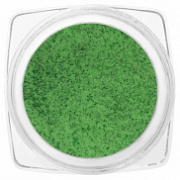 Бархатный песок для дизайна ногтей — травянисто-зеленый с микроблеском