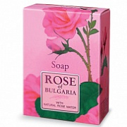 Натуральное мыло с частицами сухих лепестков роз Rose of Bulgaria