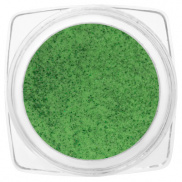 Бархатный песок для дизайна ногтей — травянисто-зеленый с микроблеском